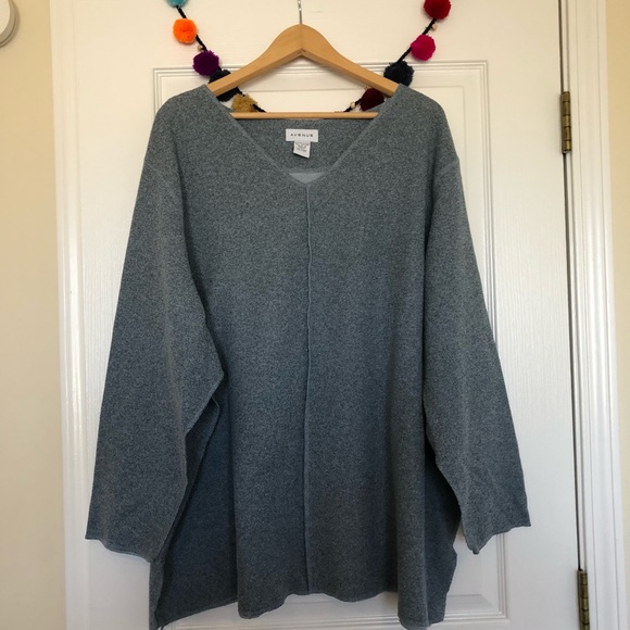 Avenue Tops - Gray blue tunic from Avenue
